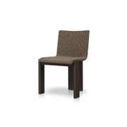 Roxy Outdoor Dining Chair in Faux Dark Hyacinth gallery detail image