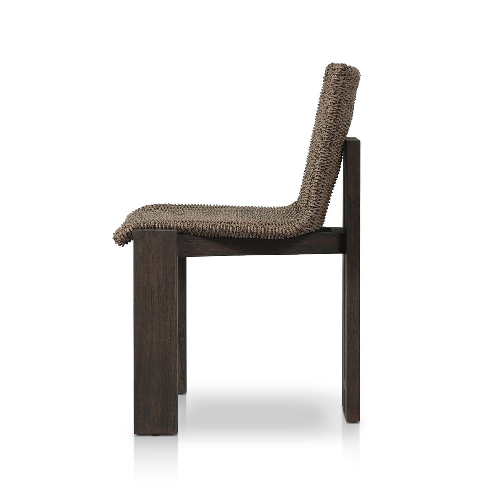 Roxy Outdoor Dining Chair in Faux Dark Hyacinth gallery detail image