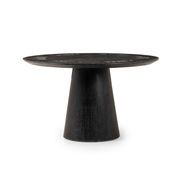 Skye Poker Table in Washed Black & Bluestone gallery detail image