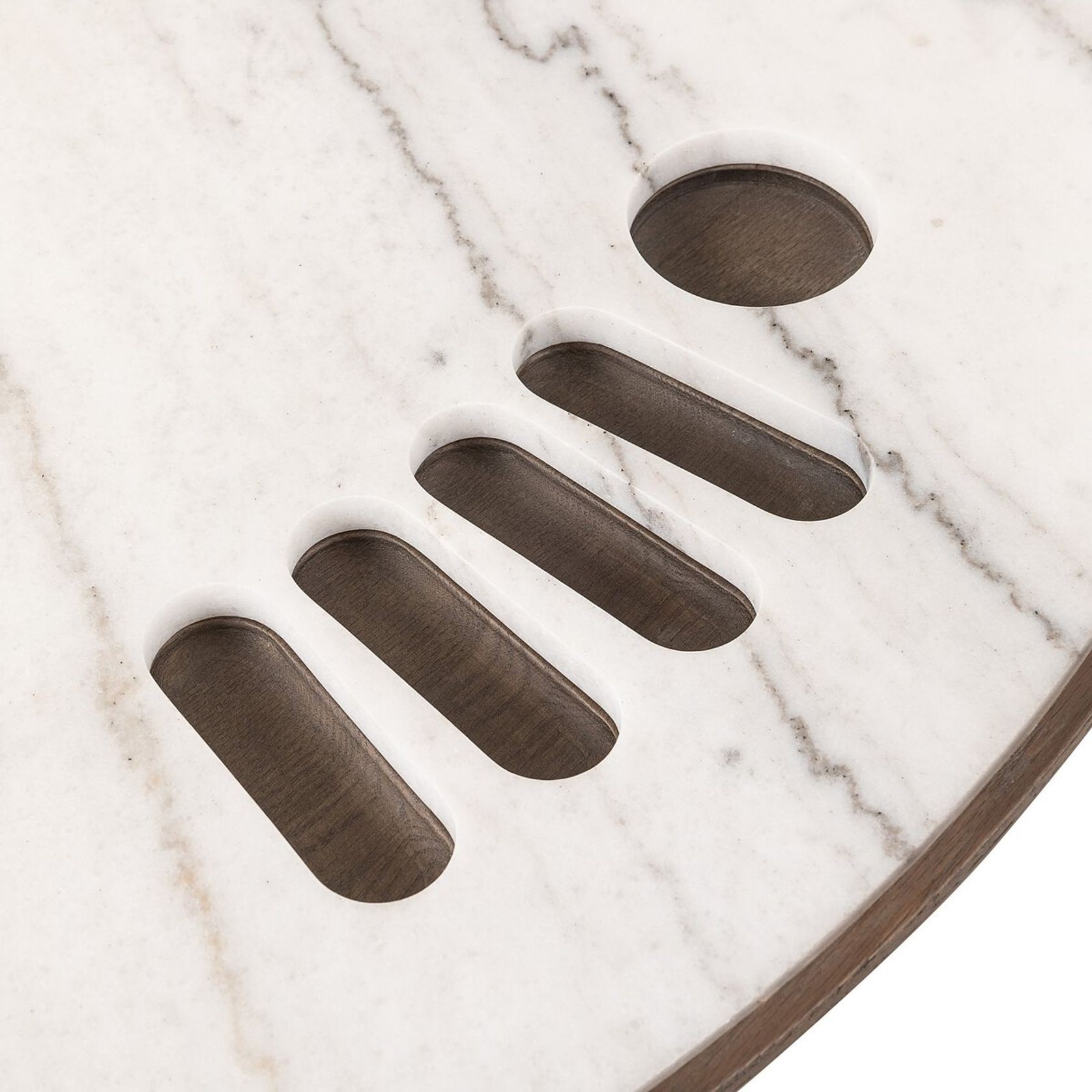Skye Poker Table in Weathered Dark Oak gallery detail image