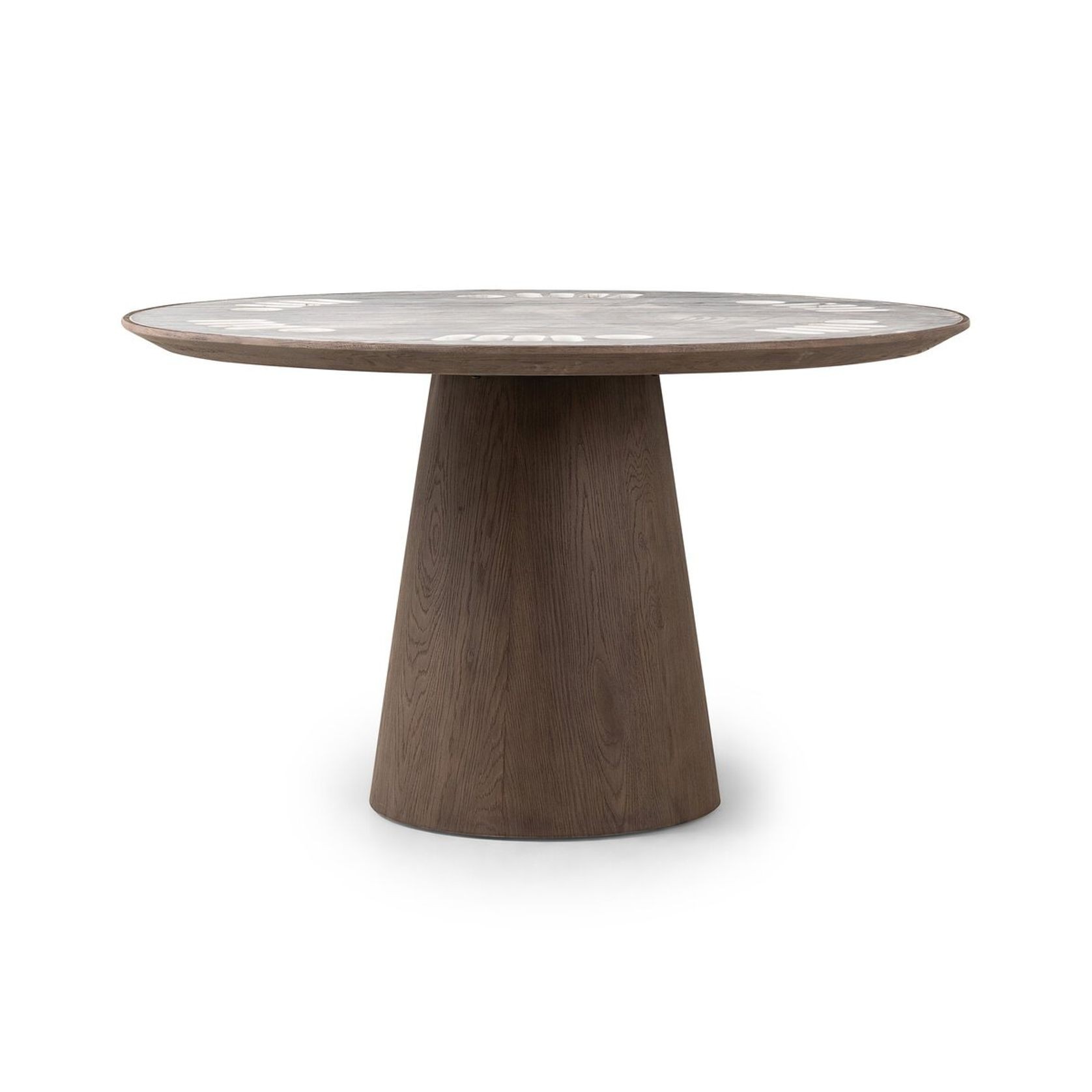 Skye Poker Table in Weathered Dark Oak gallery detail image