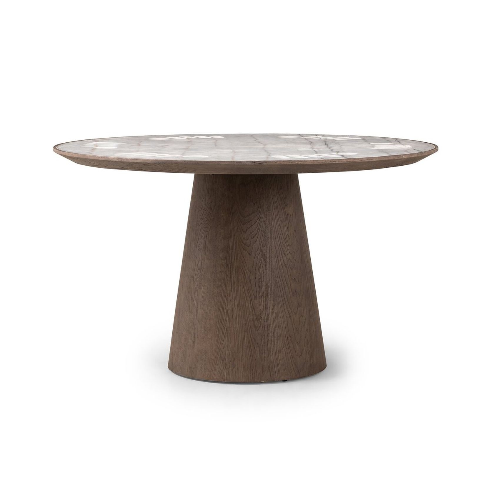 Skye Poker Table in Weathered Dark Oak gallery detail image