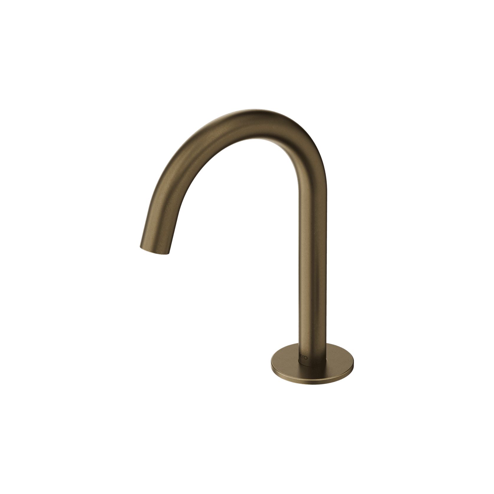 Serenity Basin Arc Spout Tumbled Antique Brass gallery detail image