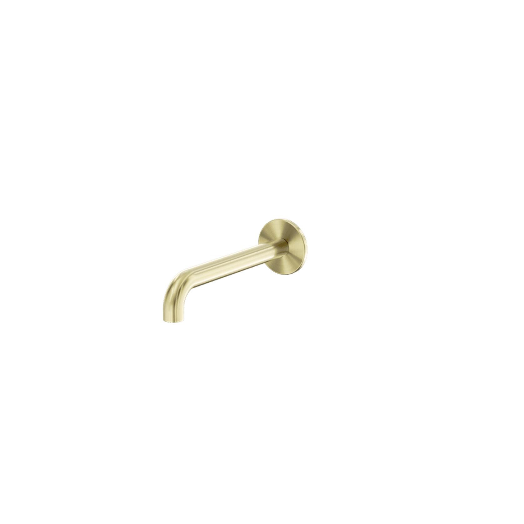 Serenity 160mm Wall Basin/Bath Set Spout only Brushed Gold gallery detail image