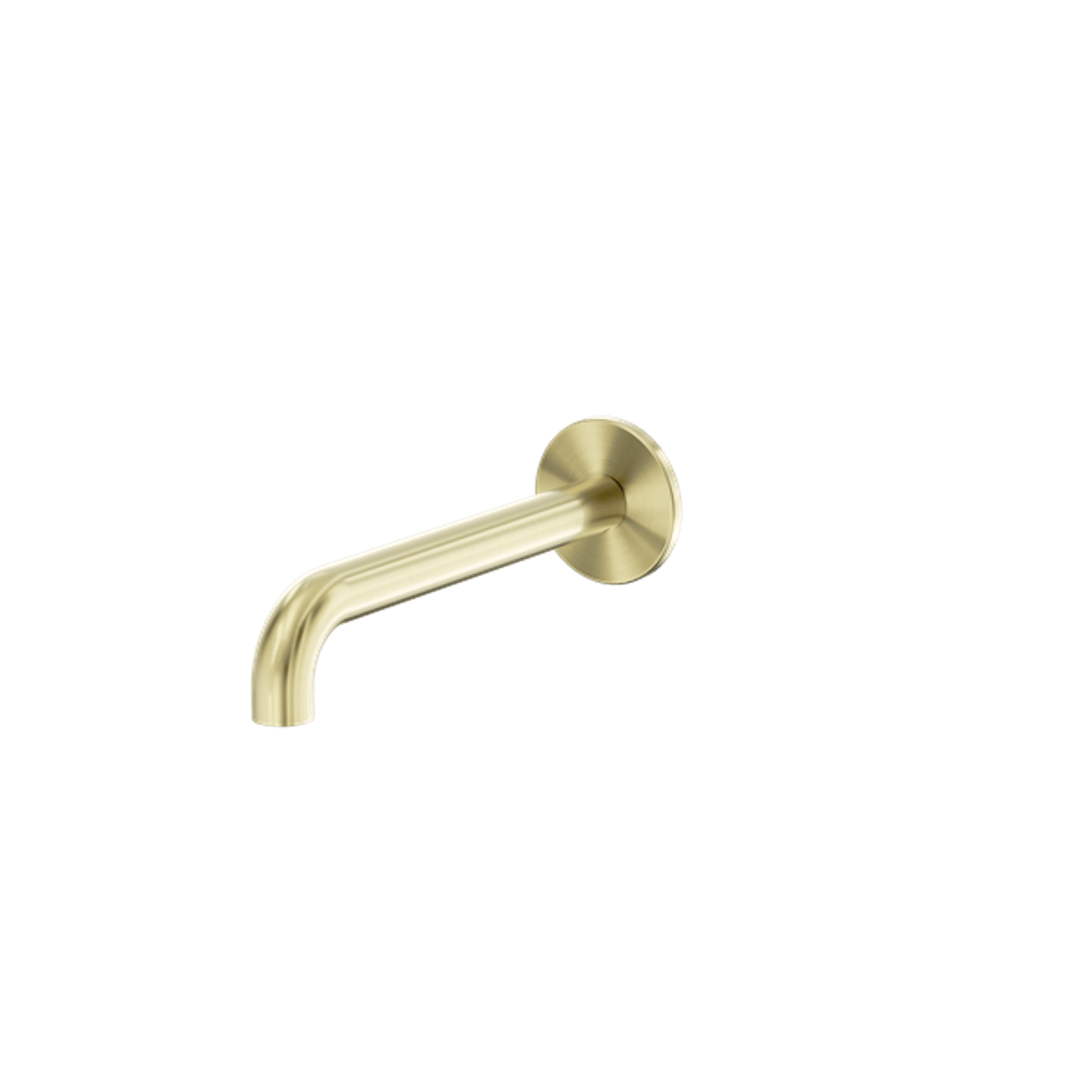 Serenity 160mm Wall Basin/Bath Set Spout only Brushed Gold gallery detail image