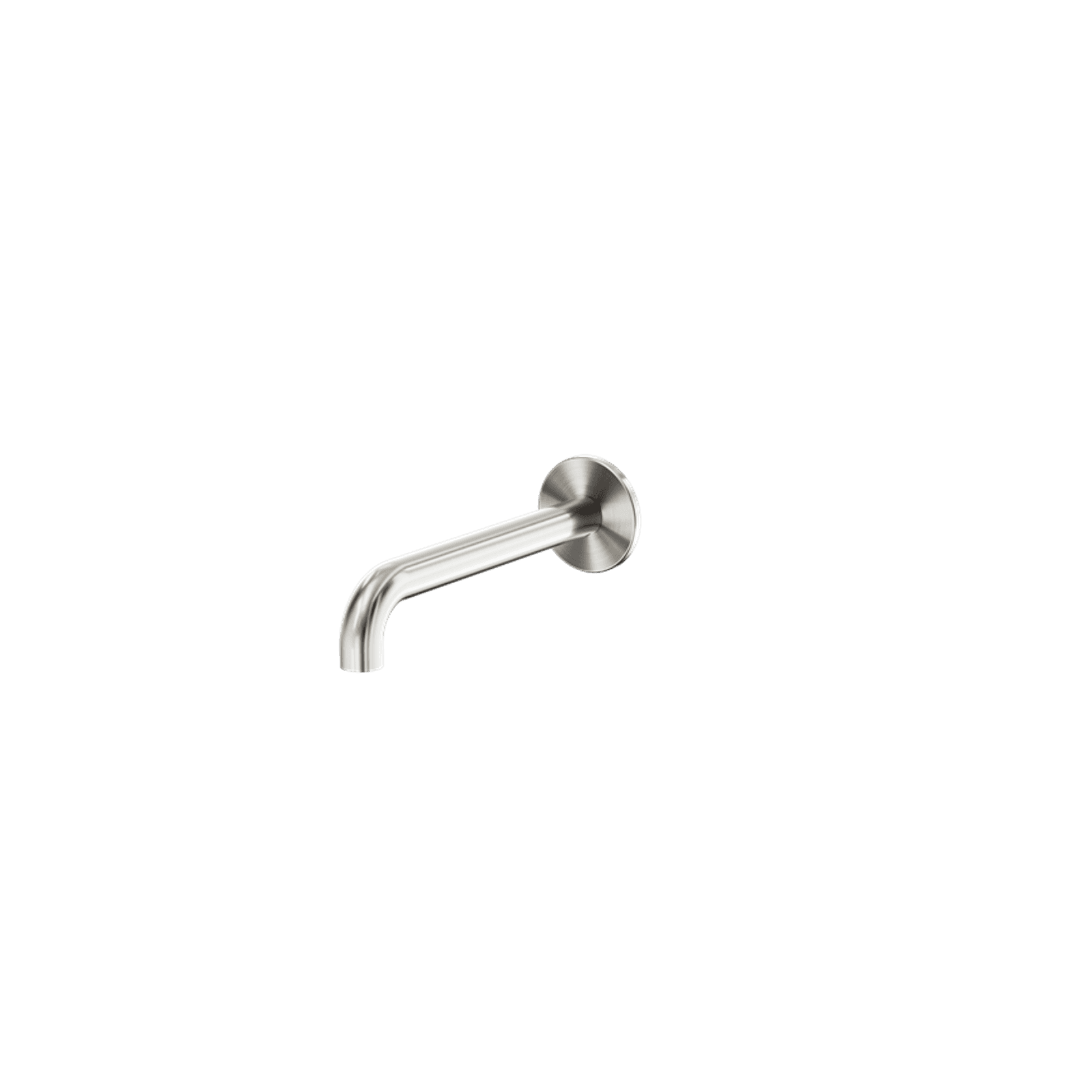 Serenity 220mm Wall Basin/Bath Set Spout only Brushed Nickel gallery detail image
