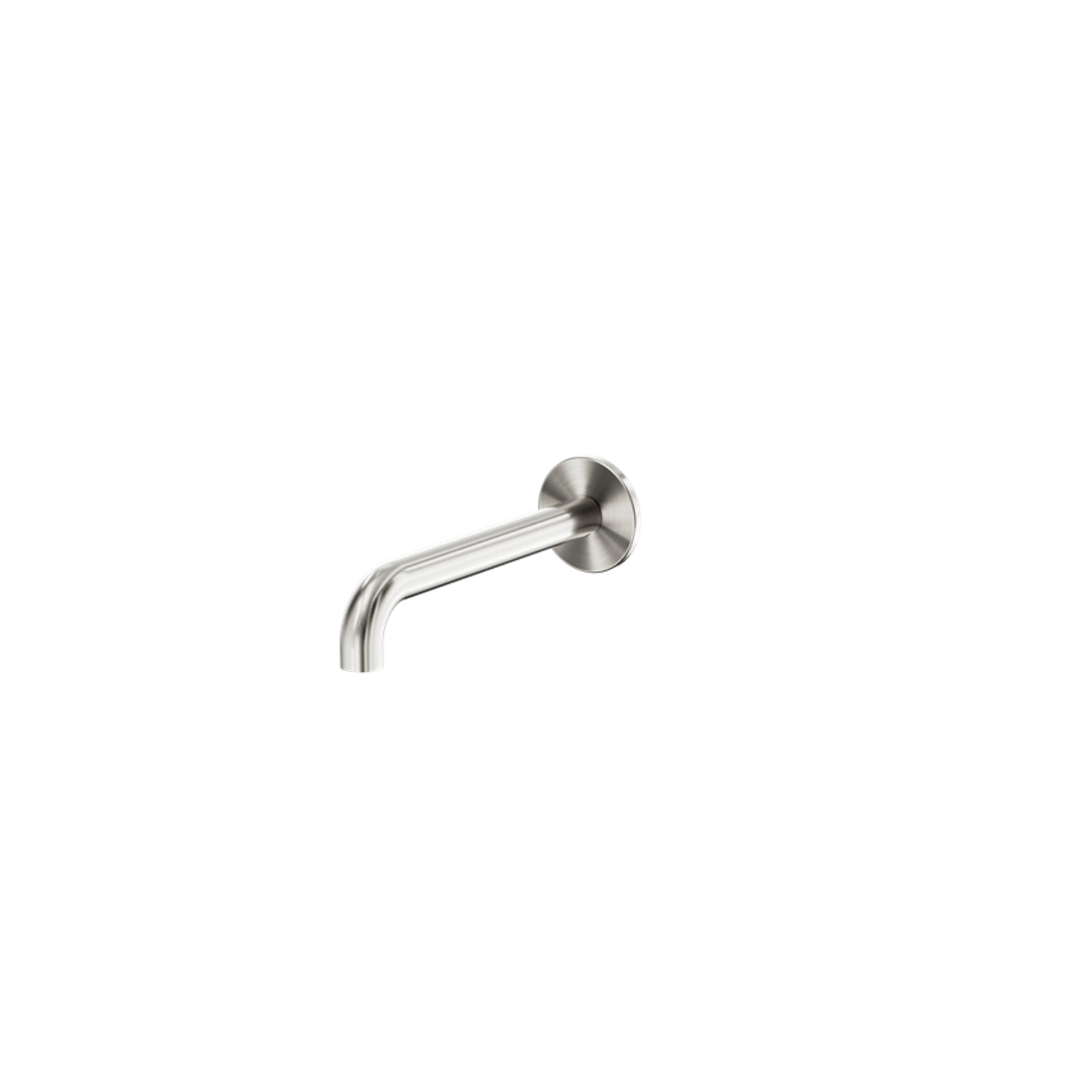 Serenity 185mm Wall Basin/Bath Set Spout only Brushed Nickel gallery detail image