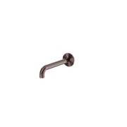 Serenity 185mm Wall Basin/Bath Set Spout only Brushed Bronze gallery detail image
