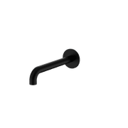Serenity 185mm Wall Basin/Bath Set Spout only Matte Black gallery detail image