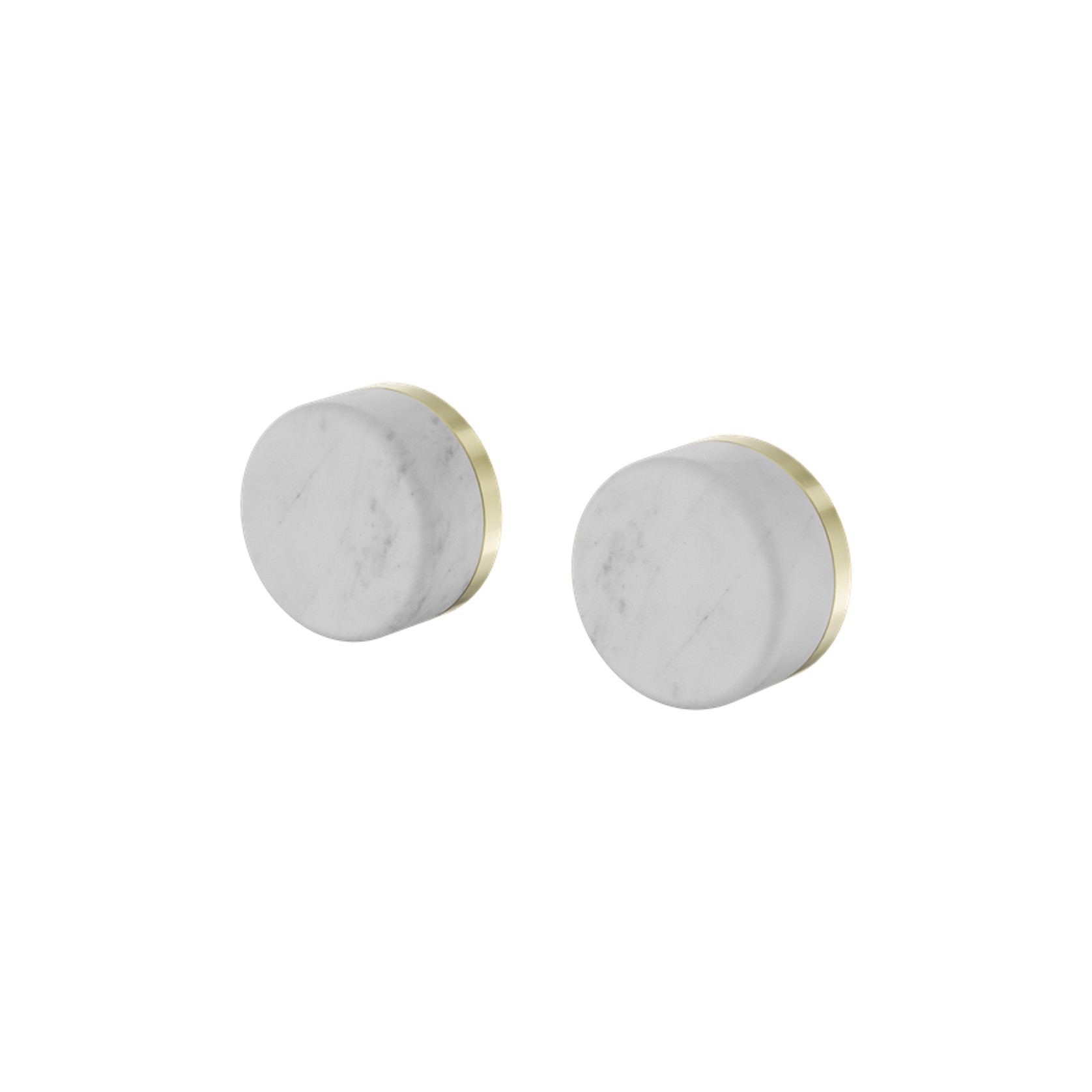 Serenity Wall Top Assembly With Carrara Handle Brushed Gold gallery detail image