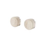 Serenity Wall Top Assembly With Rome Travertine Handle Brushed Nickel gallery detail image
