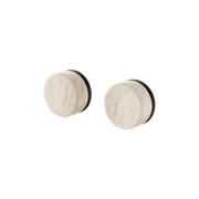 Serenity Wall Top Assembly With Rome Travertine Handle Matte Black gallery detail image