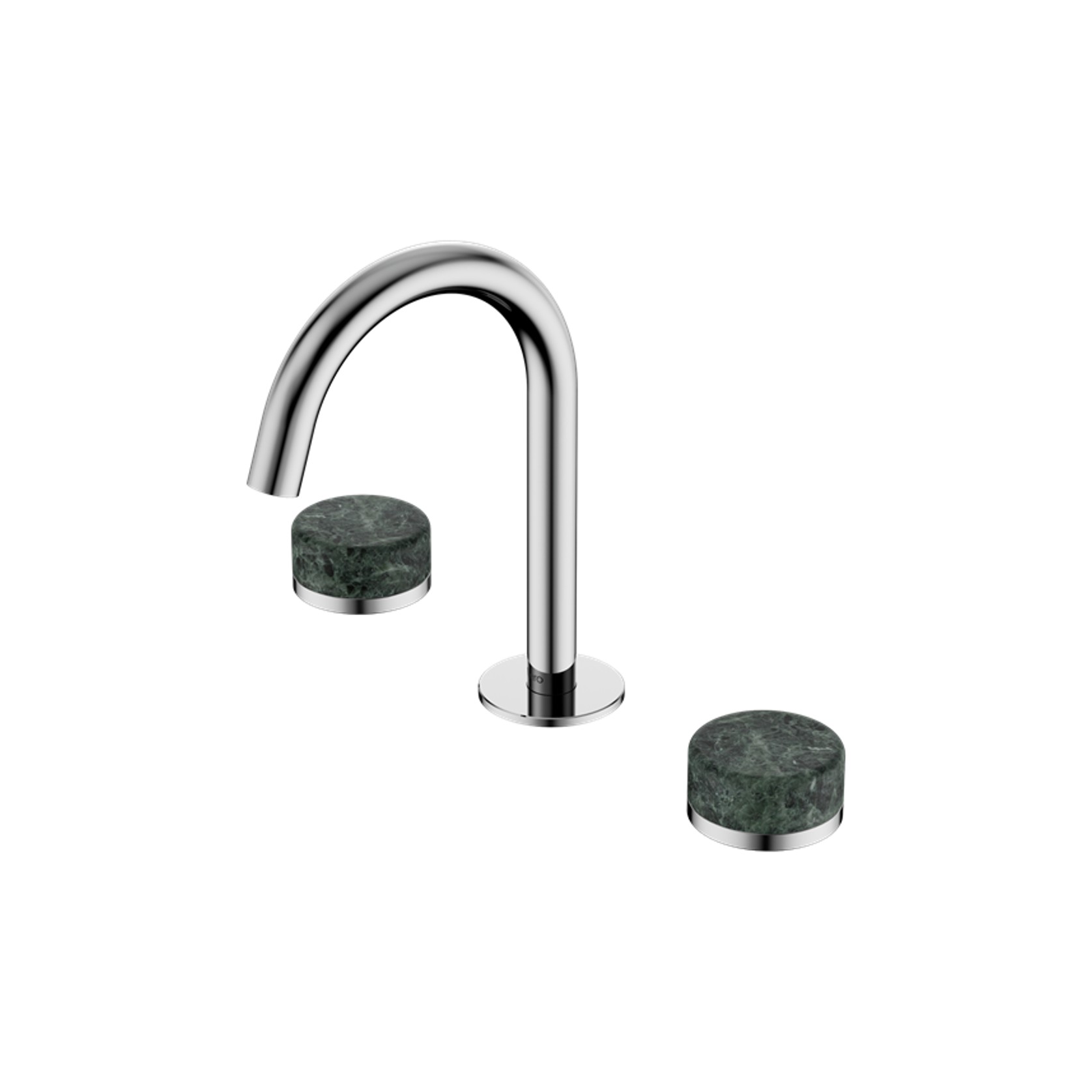 Serenity Basin Set Arc Spout With Verde Alpi Handle Chrome gallery detail image