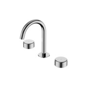 Serenity Basin Set Arc Spout With Metal Handle Chrome gallery detail image