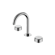 Serenity Basin Set Arc Spout With Metal Handle Chrome gallery detail image