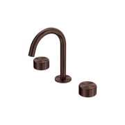 Serenity Basin Set Arc Spout With Metal Handle Rome Bronze gallery detail image