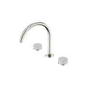Serenity Bath/Kitchen Set Arc Spout With Carrara Handle Brushed Nickel gallery detail image