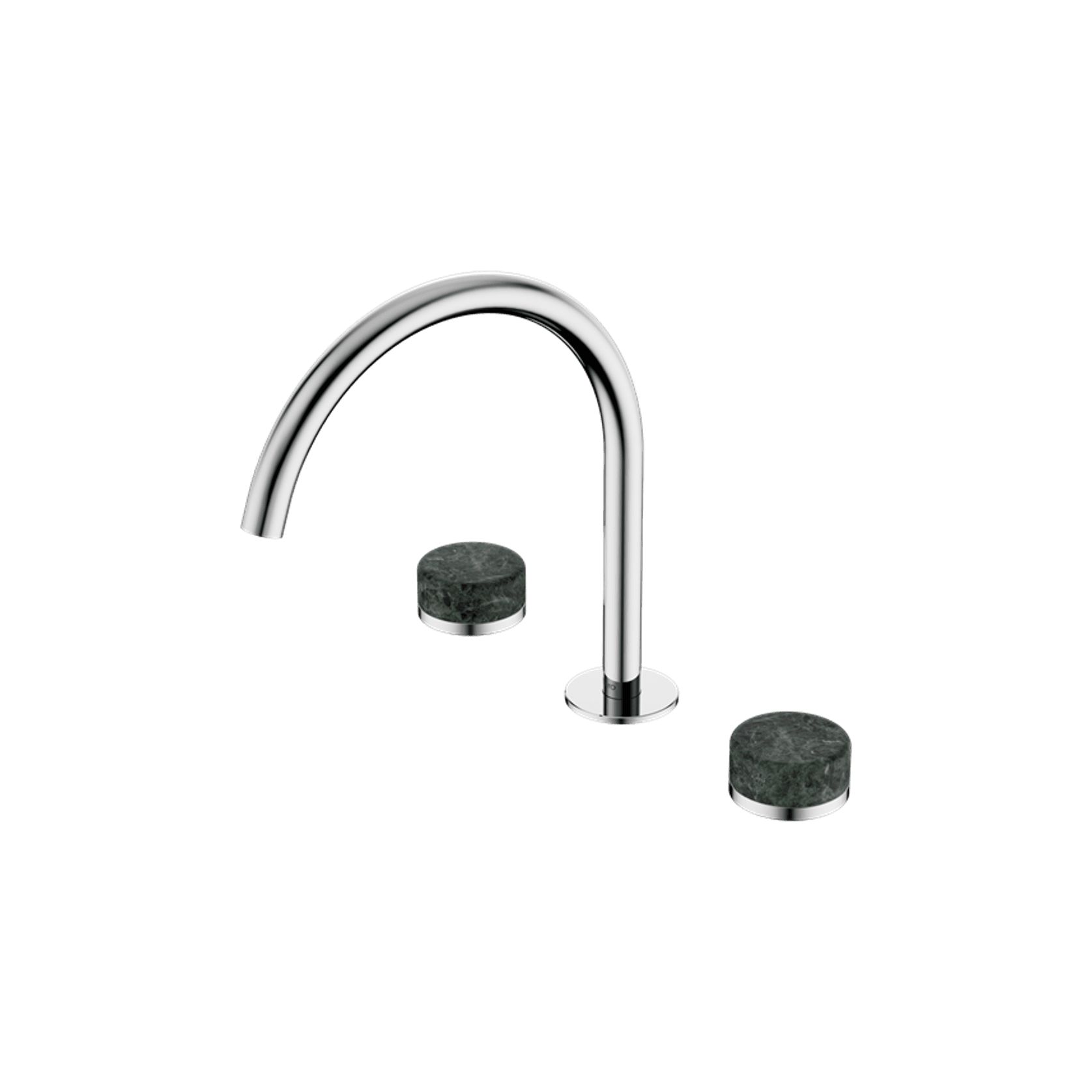 Serenity Bath/Kitchen Set Arc Spout With Verde Alpi Handle Chrome gallery detail image