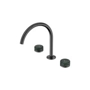 Serenity Bath/Kitchen Set Arc Spout With Verde Alpi Handle Gun Metal gallery detail image