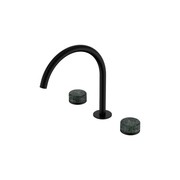 Serenity Bath/Kitchen Set Arc Spout With Verde Alpi Handle Matte Black gallery detail image