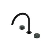Serenity Bath/Kitchen Set Arc Spout With Verde Alpi Handle Matte Black gallery detail image