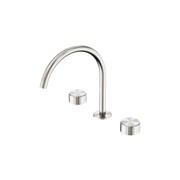 Serenity Bath/Kitchen Set Arc Spout With Metal Handle Brushed Nickel gallery detail image