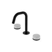 Serenity Basin Set Edge Spout With Carrara Handle Matte Black gallery detail image