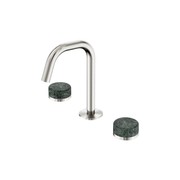 Serenity Basin Set Edge Spout With Verde Alpi Handle Brushed Nickel gallery detail image