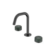 Serenity Basin Set Edge Spout With Verde Alpi Handle Gun Metal gallery detail image