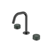 Serenity Basin Set Edge Spout With Verde Alpi Handle Gun Metal gallery detail image