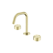 Serenity Basin Set Edge Spout With Metal Handle Brushed Gold gallery detail image