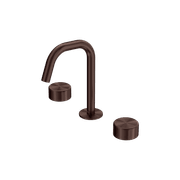 Serenity Basin Set Edge Spout With Metal Handle Rome Bronze gallery detail image