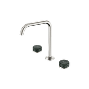Serenity Bath/Kitchen Set Edge Spout With Verde Alpi Handle Brushed Nickel gallery detail image
