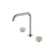 Serenity Bath/Kitchen Set Edge Spout With Rome Travertine Handle Chrome gallery detail image
