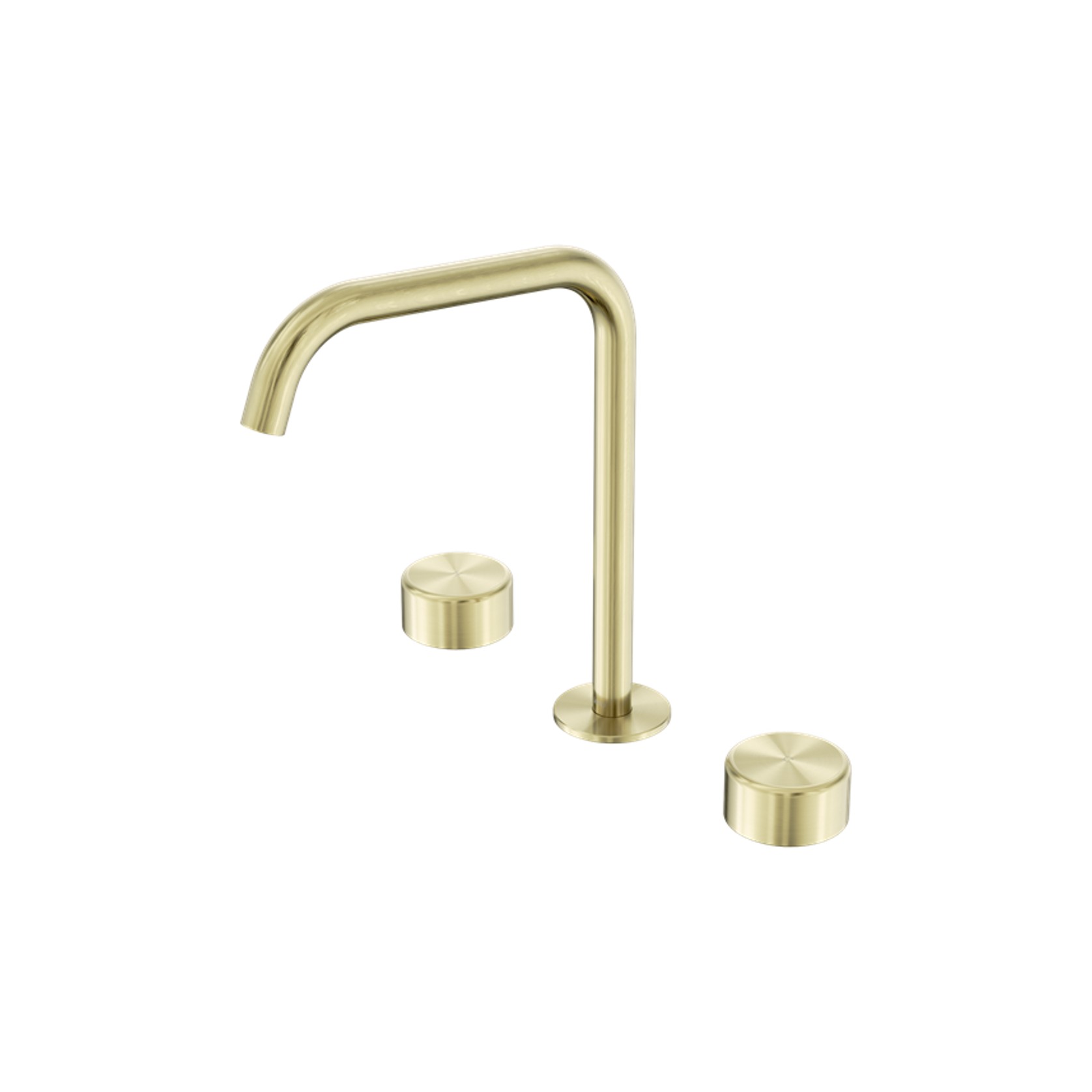 Serenity Bath/Kitchen Set Edge Spout With Metal Handle Brushed Gold gallery detail image