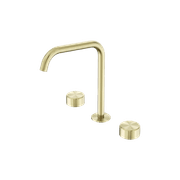 Serenity Bath/Kitchen Set Edge Spout With Metal Handle Brushed Gold gallery detail image