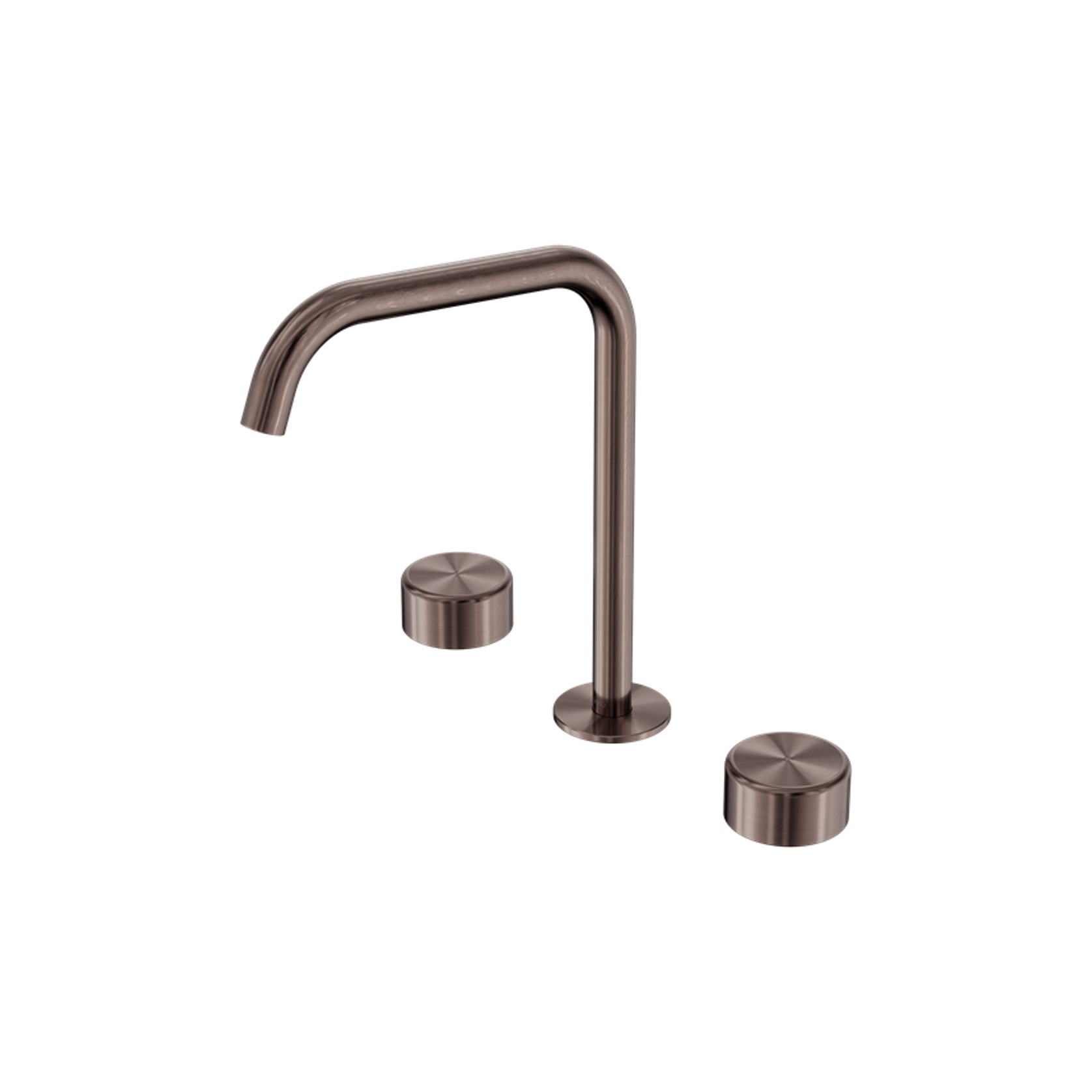 Serenity Bath/Kitchen Set Edge Spout With Metal Handle Brushed Bronze gallery detail image