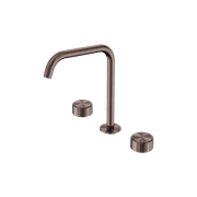 Serenity Bath/Kitchen Set Edge Spout With Metal Handle Brushed Bronze gallery detail image