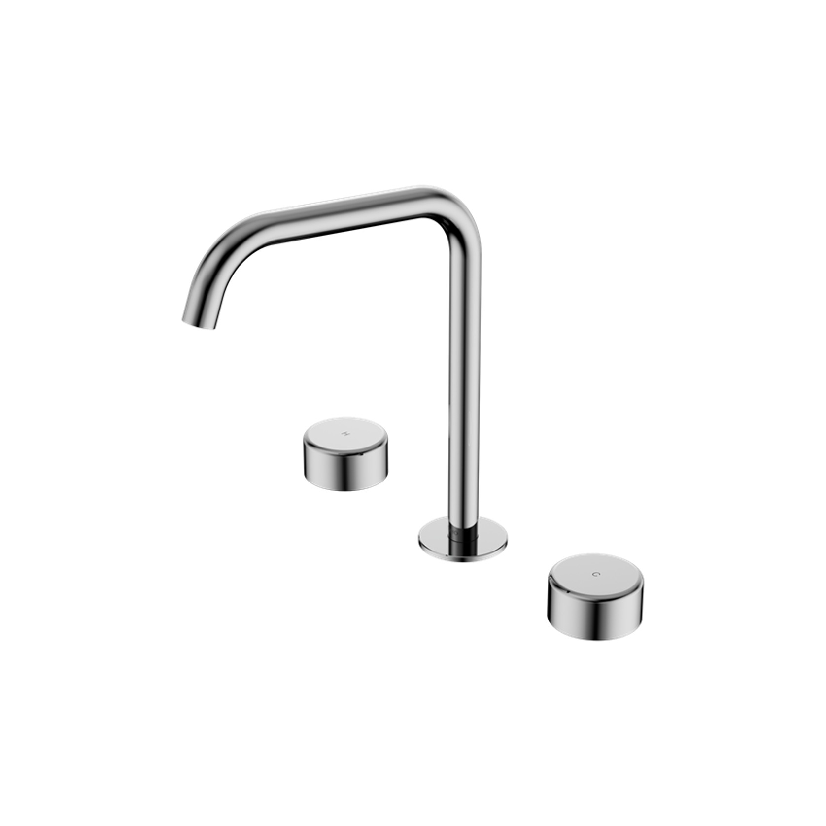 Serenity Bath/Kitchen Set Edge Spout With Metal Handle Chrome gallery detail image