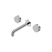 Serenity Wall Basin Set 160mm Spout With Carrara Handle Chrome gallery detail image