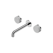 Serenity Wall Basin Set 160mm Spout With Carrara Handle Chrome gallery detail image