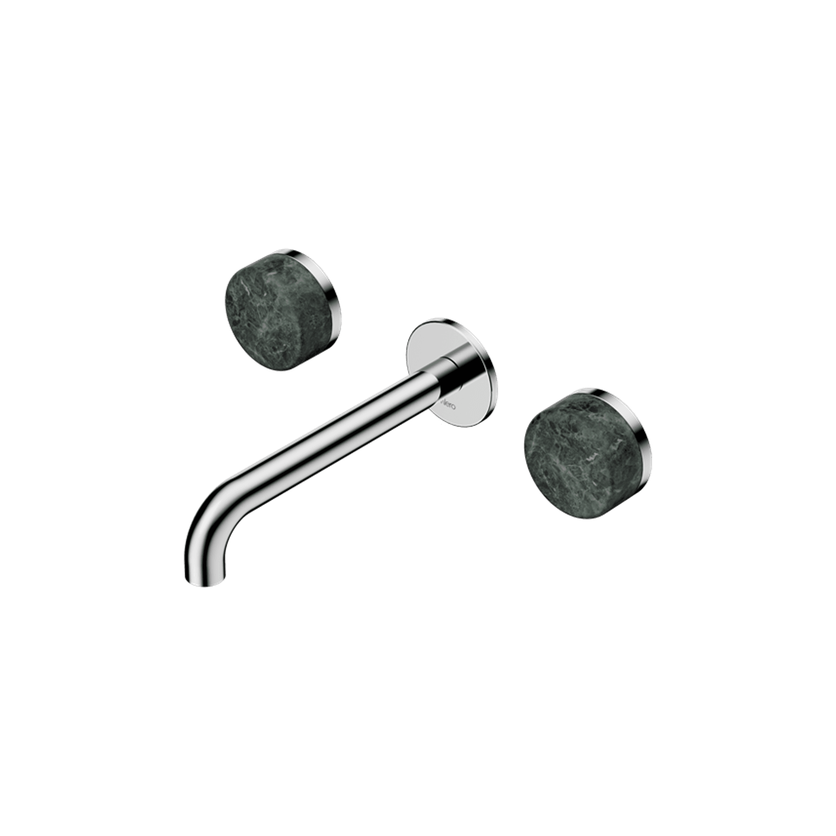 Serenity Wall Basin Set 160mm Spout With Verde Alpi Handle Chrome gallery detail image