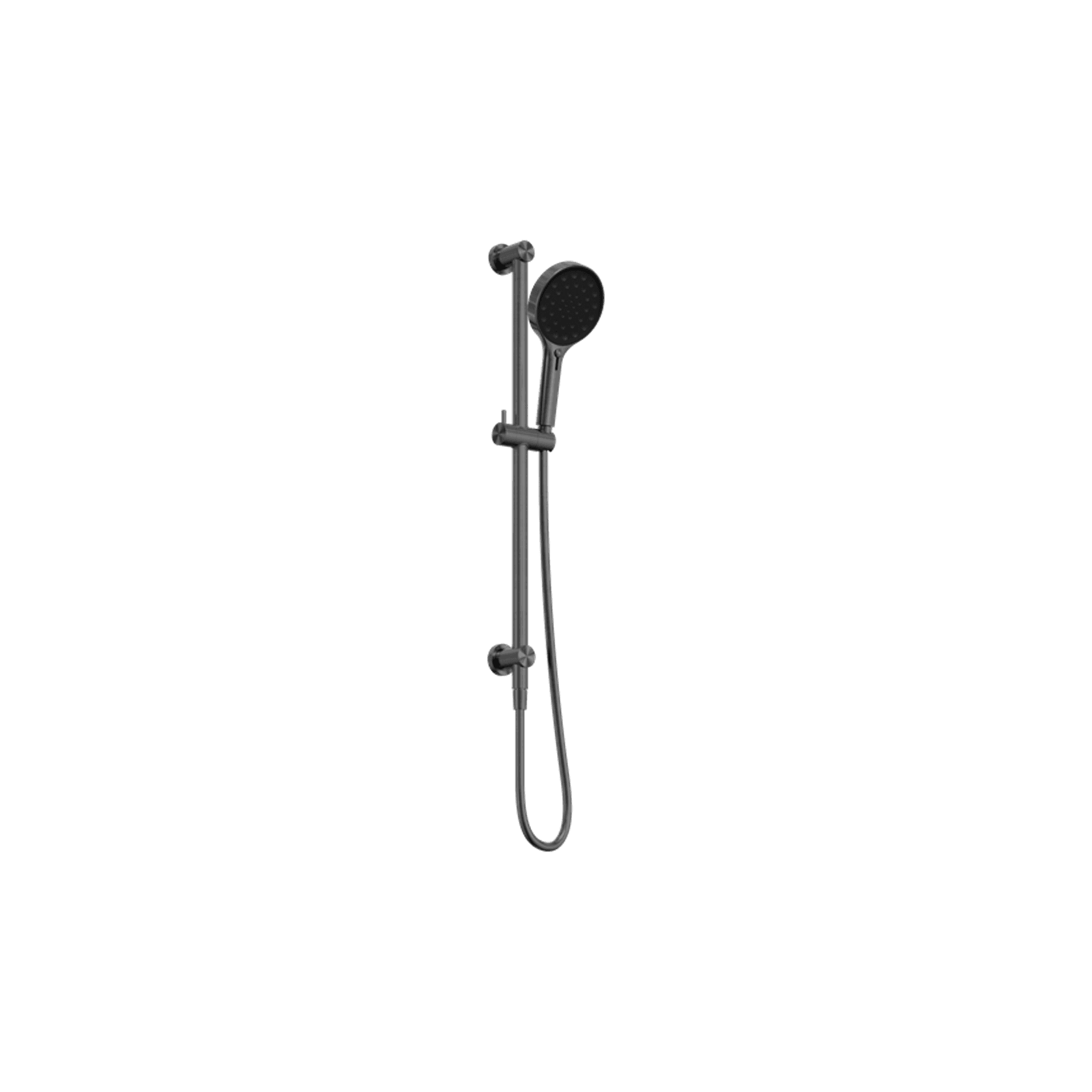 Serenity Rail Shower Gun Metal gallery detail image