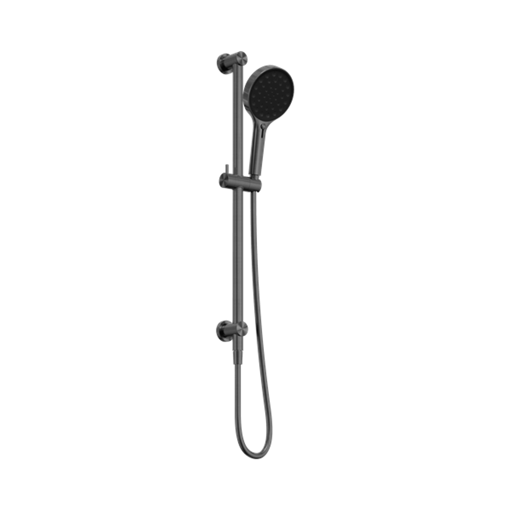 Serenity Rail Shower Gun Metal gallery detail image