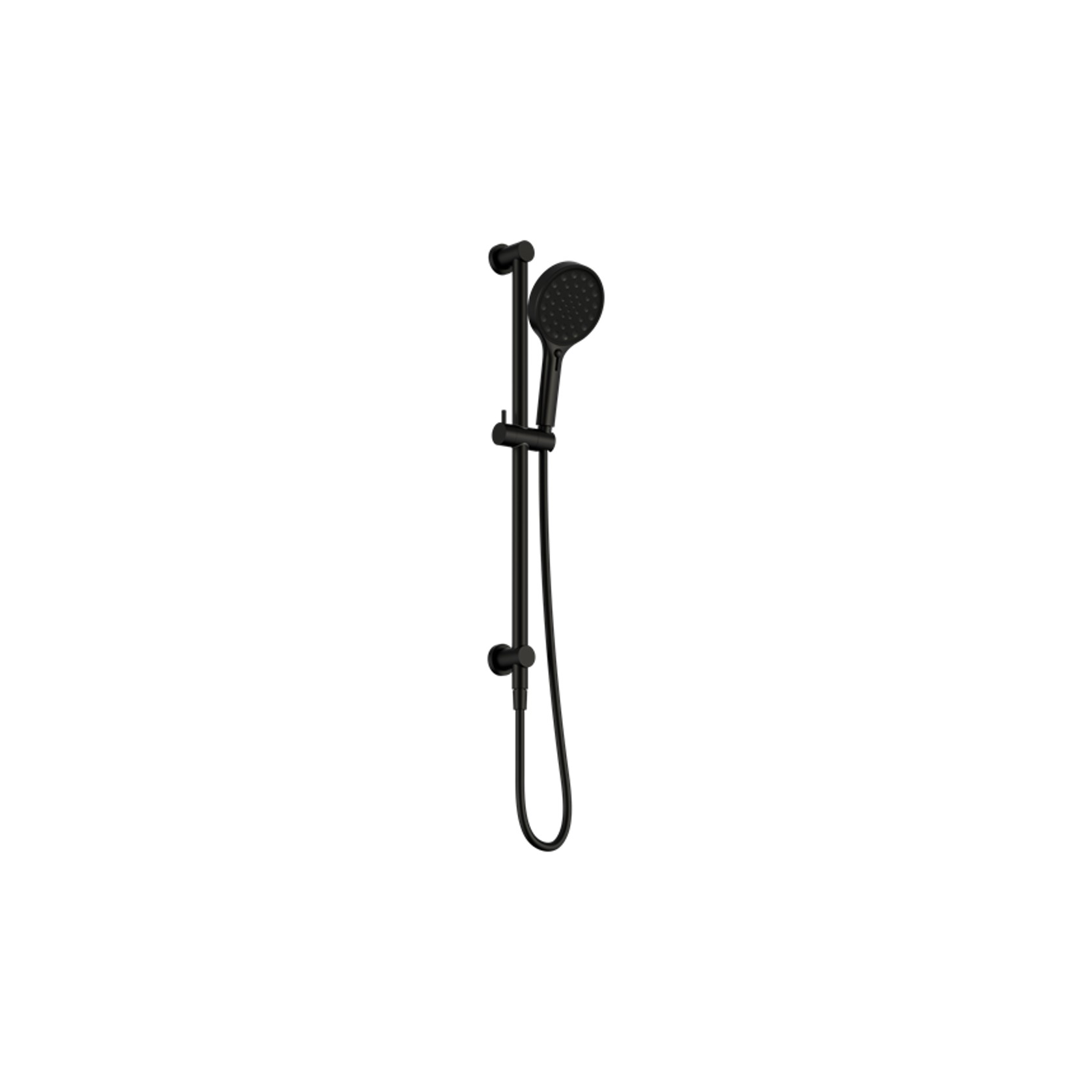 Serenity Rail Shower Matte Black gallery detail image