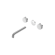 Serenity Wall Basin 185mm Spout + Carrara Handle Chrome gallery detail image