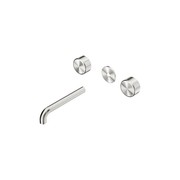 Serenity Wall Basin 185mm Spout With Metal Handle BN gallery detail image