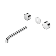 Serenity Wall Basin 220mm Spout + Metal Handle Chrome gallery detail image