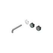 Serenity Wall Basin 160mm Offspout + Verde Alpi Handle Chrome gallery detail image