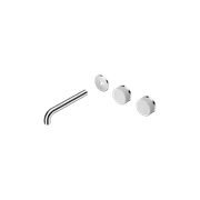 Serenity Wall Basin 185mm Offspout + Carrara Handle Chrome gallery detail image